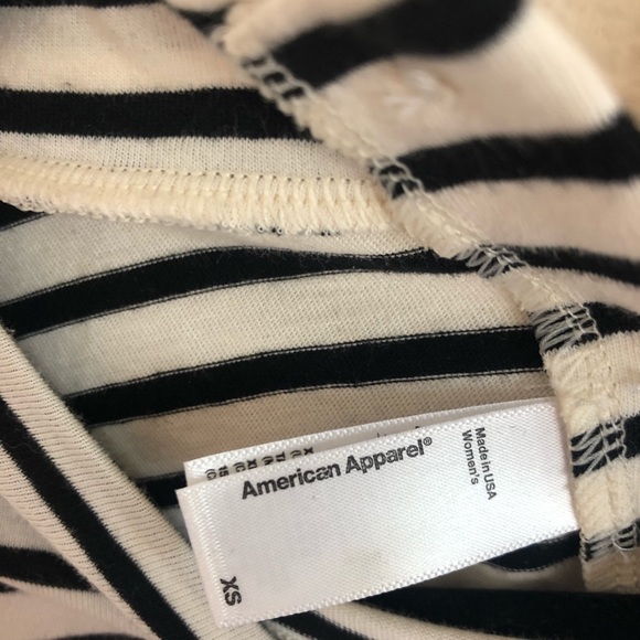 American Apparel striped romper - Picture 6 of 6